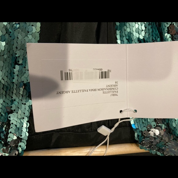 Caroline Ritzler (Paris) Green Metallic Jumpsuit - Picture 7 of 8